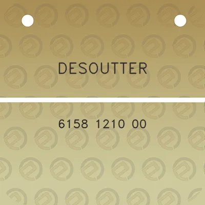 desoutter-6158-1210-00