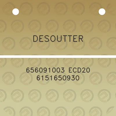 desoutter-656091003-ecd20-6151650930