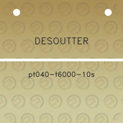 desoutter-pt040-t6000-10s