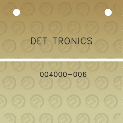 det-tronics-004000-006