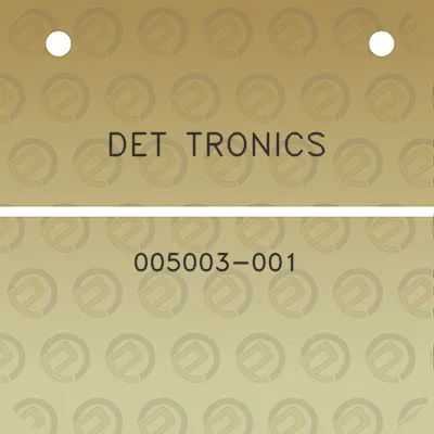 det-tronics-005003-001