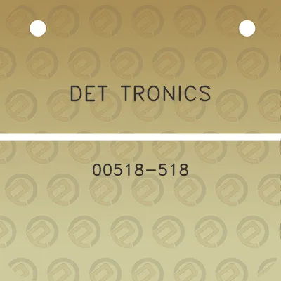 det-tronics-00518-518