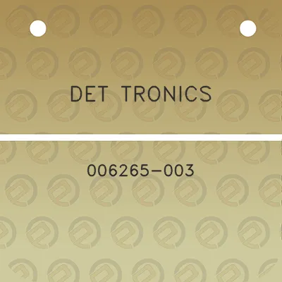 det-tronics-006265-003