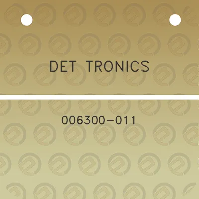 det-tronics-006300-011