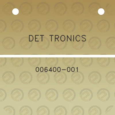 det-tronics-006400-001