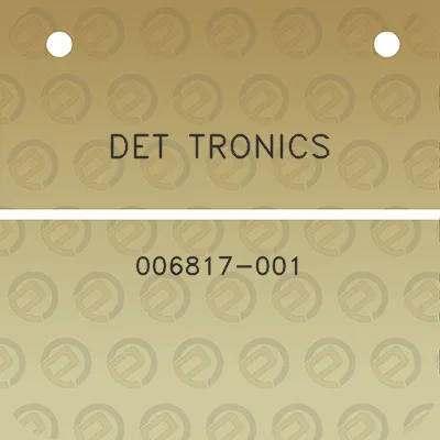 det-tronics-006817-001