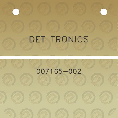 det-tronics-007165-002