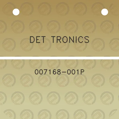 det-tronics-007168-001p