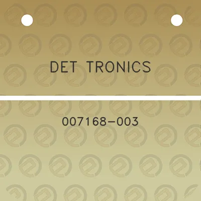 det-tronics-007168-003