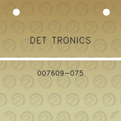 det-tronics-007609-075