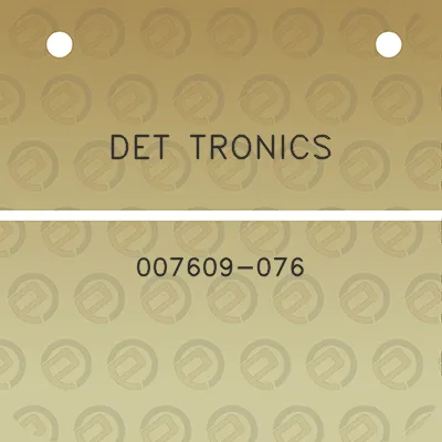 det-tronics-007609-076