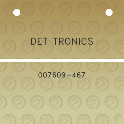 det-tronics-007609-467