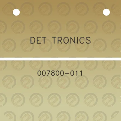 det-tronics-007800-011