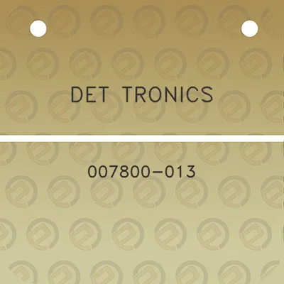 det-tronics-007800-013