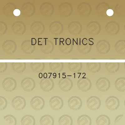 det-tronics-007915-172