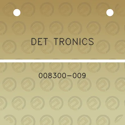 det-tronics-008300-009