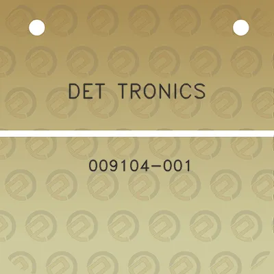 det-tronics-009104-001