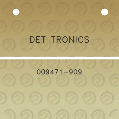 det-tronics-009471-909