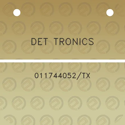 det-tronics-011744052tx