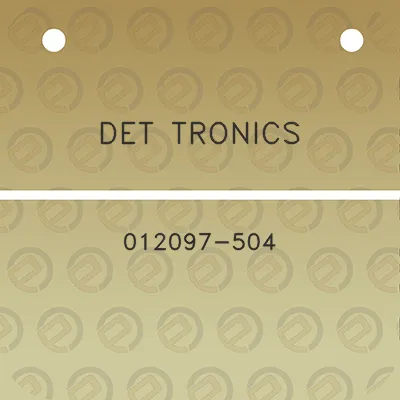 det-tronics-012097-504