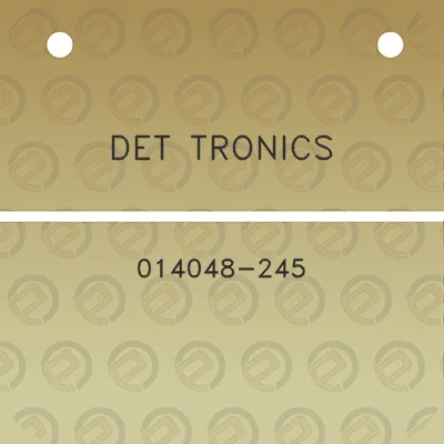 det-tronics-014048-245