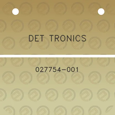 det-tronics-027754-001