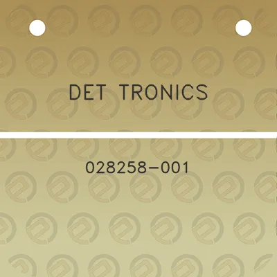 det-tronics-028258-001