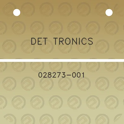 det-tronics-028273-001