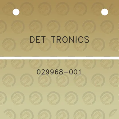 det-tronics-029968-001