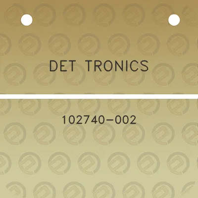 det-tronics-102740-002