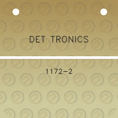 det-tronics-1172-2