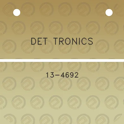 det-tronics-13-4692