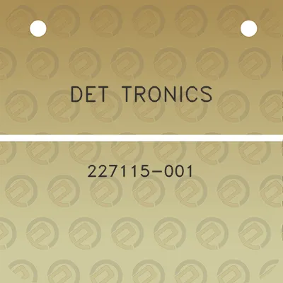 det-tronics-227115-001