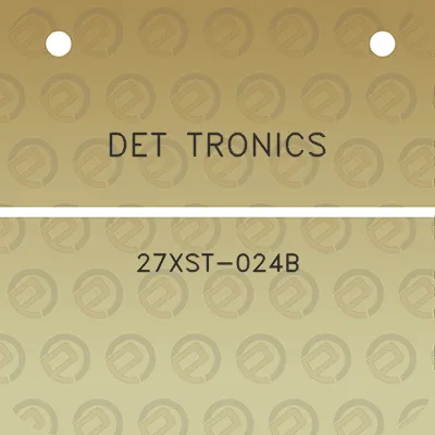 det-tronics-27xst-024b