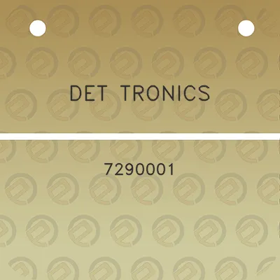 det-tronics-7290001