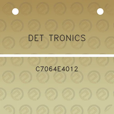 det-tronics-c7064e4012