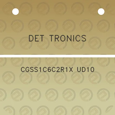 det-tronics-cgss1c6c2r1x-ud10