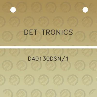 det-tronics-d40130dsn1