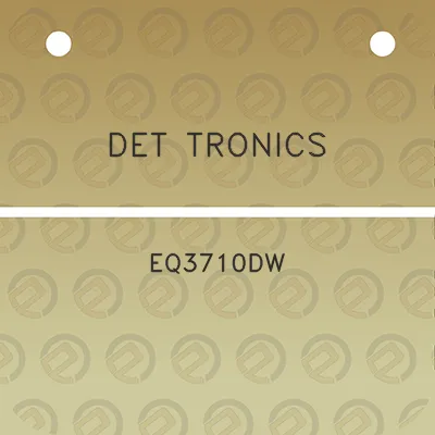 det-tronics-eq3710dw