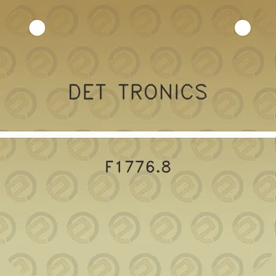 det-tronics-f17768