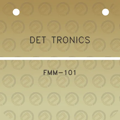 det-tronics-fmm-101