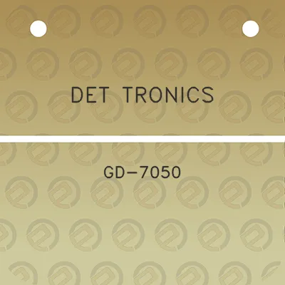 det-tronics-gd-7050