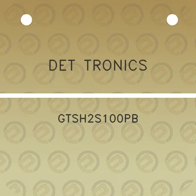 det-tronics-gtsh2s100pb