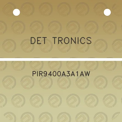 det-tronics-pir9400a3a1aw