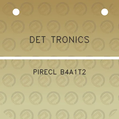 det-tronics-pirecl-b4a1t2