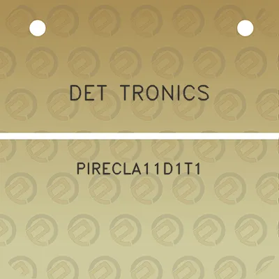 det-tronics-pirecla11d1t1