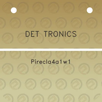 det-tronics-pirecla4a1w1