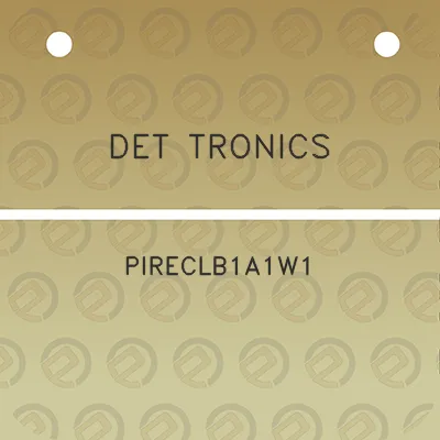 det-tronics-pireclb1a1w1