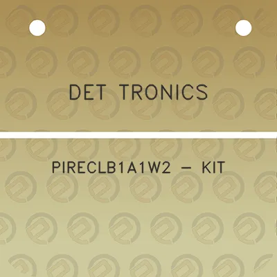 det-tronics-pireclb1a1w2-kit