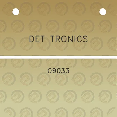 det-tronics-q9033